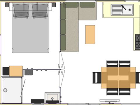 MOBILHOME 6 personnes - Bali