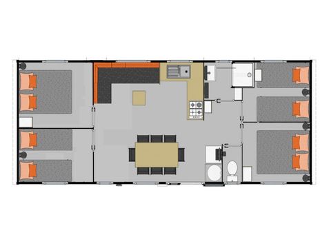 MOBILHOME 8 personnes - Padang Padang