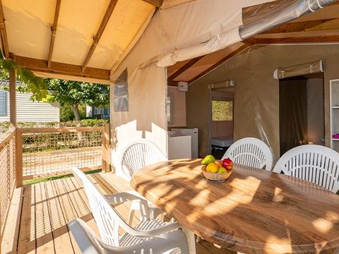 LODGE 5 personnes - Tente Eco Lodge | 2 Ch. | 4/5 Pers. | Sans SDB