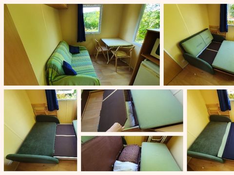 Mobilhome 3 personnes - 1 chambre - 2 couchages