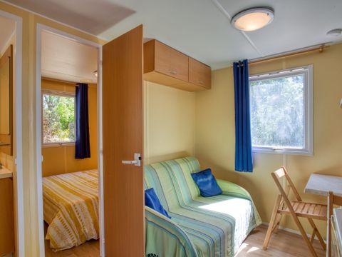 Mobilhome 3 personnes - 1 chambre - 2 couchages