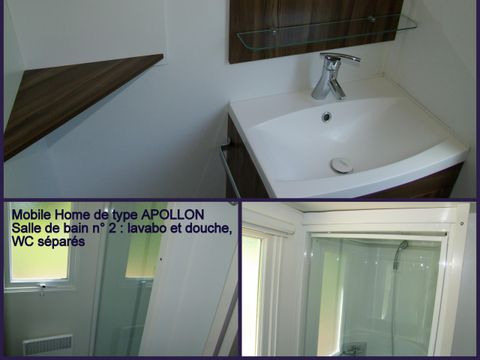 Mobilhome 8 personnes - 3 chambres - 6 couchages - 2 salles de bain - 40 m²