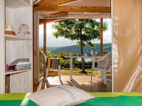 Tente 5 personnes - Tente Eco Lodge | 2 Ch. | 4/5 Pers. | Sans SDB
