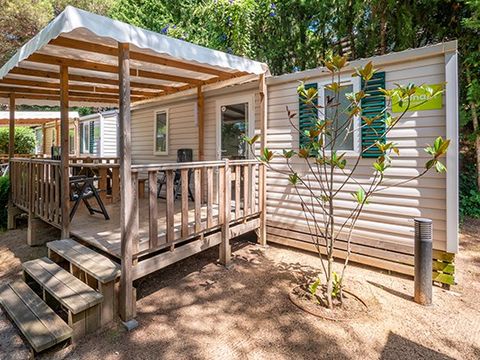 Mobilhome 4 personnes - Comfort XL | 2 Ch. | 4 Pers. | Terrasse surélevée | Clim.
