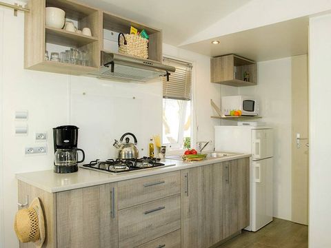 Mobilhome 6 personnes - Comfort | 2 Ch. | 4/6 Pers. | Terrasse surélevée | Clim.