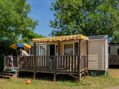 MOBILHOME 6 personnes - Comfort | 3 Ch. | 6 Pers. | Terrasse surélevée | Clim.