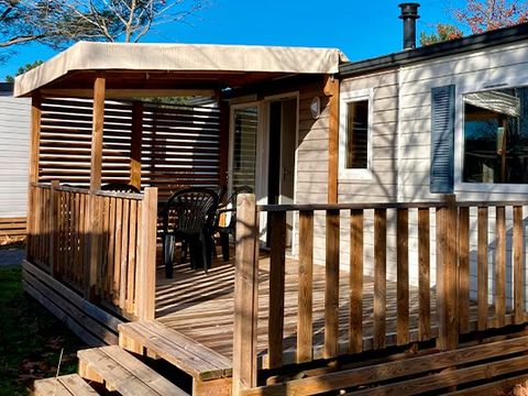 MOBILHOME 6 personnes - Comfort | 3 Ch. | 6 Pers. | Terrasse surélevée