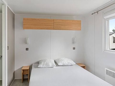 BUNGALOW 6 personnes - Mobil-home | Premium | 3 Ch. | 6 Pers. | Terrasse surélevée | 2 SDB | Clim.