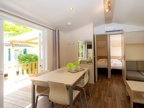 MOBILHOME 6 personnes - Comfort | 3 Ch. | 6 Pers. | Terrasse simple | Clim.