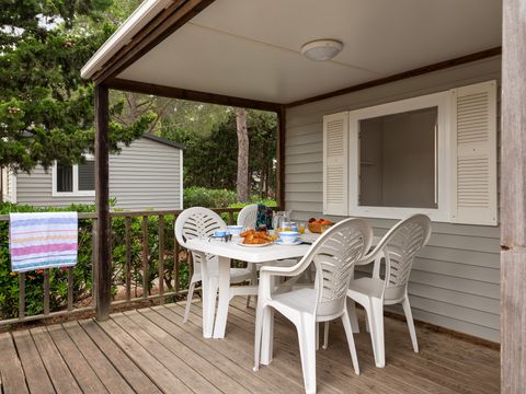 MOBILHOME 4 personnes - Comfort XL | 2 Ch. | 4 Pers. | Terrasse surélevée