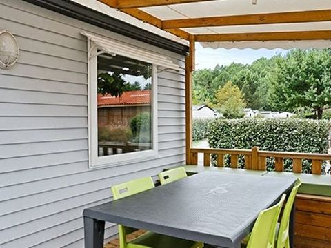 MOBILHOME 6 personnes - Classic | 3 Ch. | 6 Pers. | Terrasse surélevée | Clim.