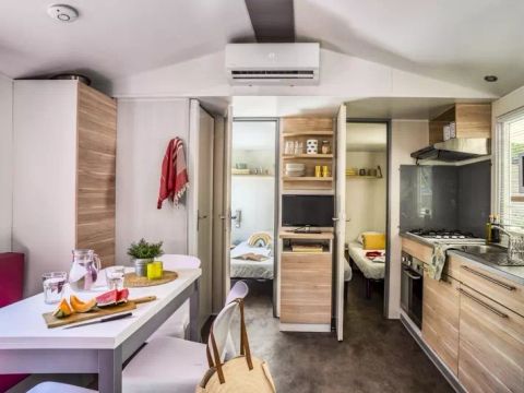 MOBILHOME 6 personnes - Mobil home 4 pièces 4 adultes + 2 enfants Climatisé