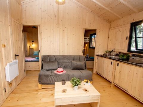 Chalet 7 personnes - 2 chambres 5/7 pers. clim tv 27m² + terrasse
