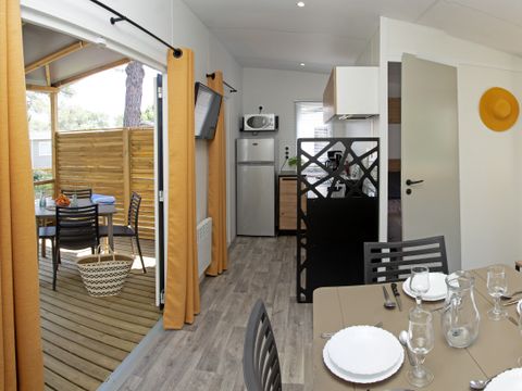 Bungalow 8 personnes - LUXE CONFORT 6/8 personnes 3 ch, CLIM / TV / WIFI gratuit