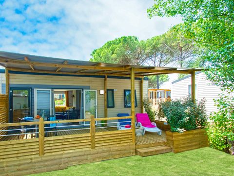Bungalow 8 personnes - LUXE CONFORT 6/8 personnes 3 ch, CLIM / TV / WIFI gratuit