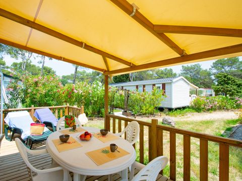 Bungalow 8 personnes - LUXE 6/8 personnes 3 ch, CLIM / TV / WIFI gratuit