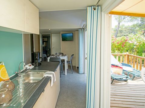 Bungalow 8 personnes - LUXE 6/8 personnes 3 ch, CLIM / TV / WIFI gratuit