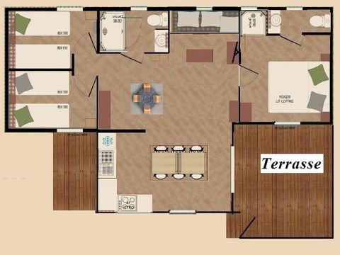 CHALET 8 personnes - MANYARA