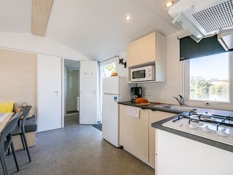 Mobilhome 6 personnes - 3 chambres climatisé en bord de Rivière (33 m²) n°3 à 5