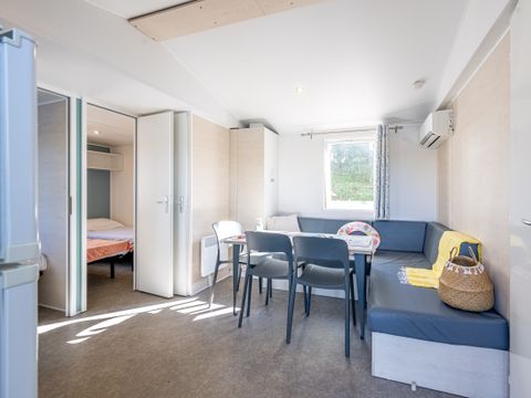 Mobilhome 6 personnes - 3 chambres en bord de Rivière, climatisé Dimanche/Dimanche (33 m²) n°3 à 5