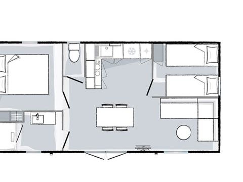 MOBILHOME 5 personnes - Cottage premium +