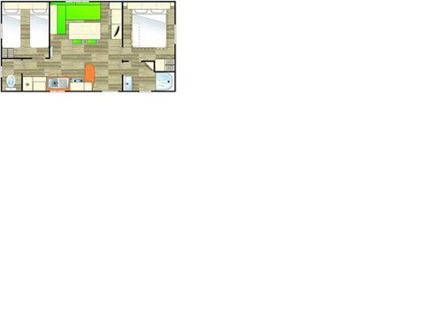 MOBILHOME 5 personnes - Cottage Confort