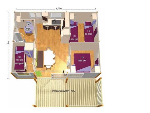 CHALET 6 personnes - Samoa