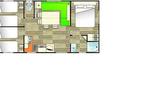 MOBILHOME 6 personnes - Cottage Family