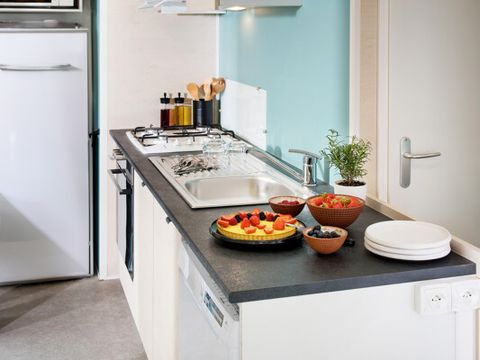 MOBILHOME 4 personnes - Cottage Grand Confort 2 chambres TV - Lave vaisselle