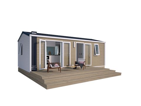 MOBILHOME 4 personnes - Cottage Grand Confort 2 chambres TV - Lave vaisselle