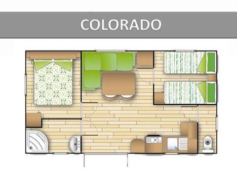 MOBILHOME 6 personnes - COLORADO STANDARD