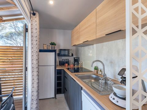 MOBILHOME 6 personnes - Cottage Belvédère 6p 3ch 1sdb Prem1um