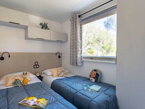 MOBILHOME 6 personnes - Cottage Belvédère 6p 3ch 1sdb Prem1um