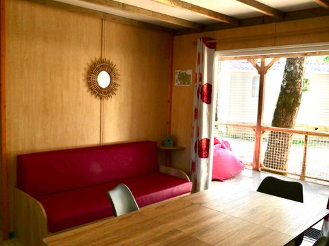 CHALET 7 personnes - Family 3ch-CLIM-terrasse XXL couverte-TV-LV-plancha-32m²| PREMIUM