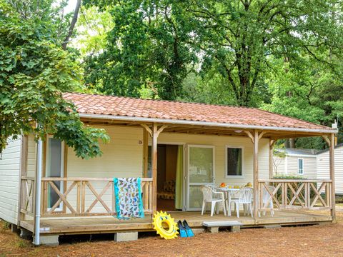 Chalet 7 personnes - 3 chambres - Sans - TV - -terrasse couverte- 32m² - STANDARD