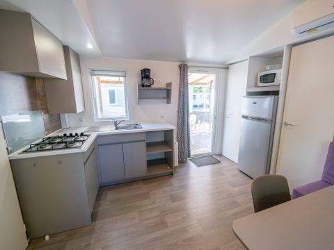MOBILHOME 6 personnes - Comfort | 3 Ch. | 6 Pers. | Terrasse surélevée | Clim.