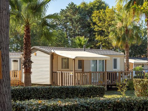 MOBILHOME 6 personnes - Comfort | 3 Ch. | 6 Pers. | Terrasse surélevée | Clim.