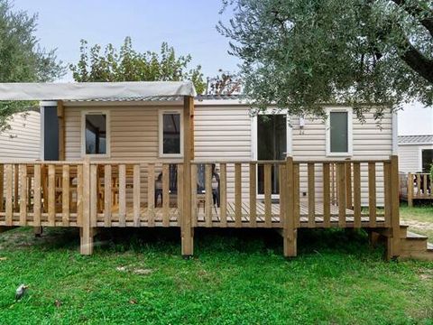 MOBILHOME 4 personnes - Comfort | 2 Ch. | 4 Pers. | Terrasse surélevée | Clim.