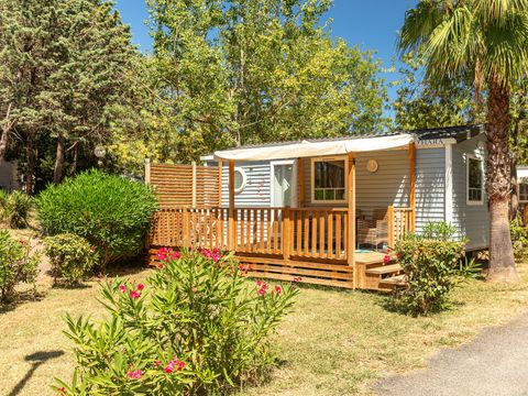 MOBILHOME 4 personnes - Comfort | 2 Ch. | 4 Pers. | Terrasse surélevée | Clim.