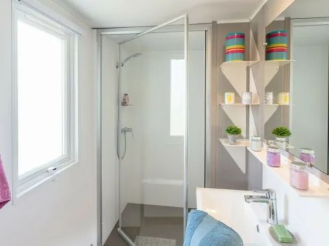 MOBILHOME 6 personnes - Premium 3 chambres 2 salles de bain Salon sans TV