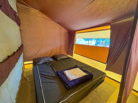 Tente en toile et en bois 4 personnes - Tente Toile & Bois, sans sanitaires
