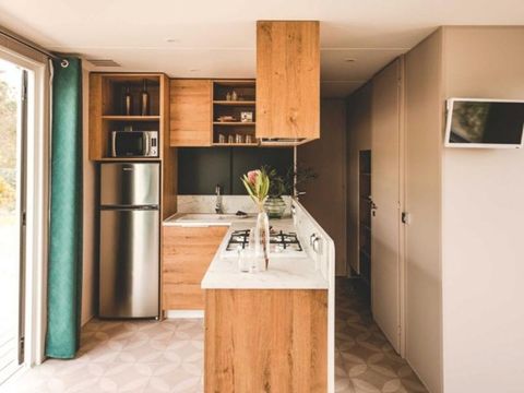 MOBILHOME 6 personnes - Cottage Cocoon 3 chambres - Quartier réservé aux familles