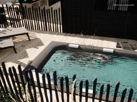 MOBILHOME 6 personnes - Cottage pool 3 chambres - Quartier réservé aux familles