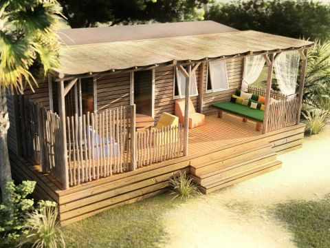 MOBILHOME 6 personnes - Privilège 4 Pièces 6 personnes Climatisé + TV