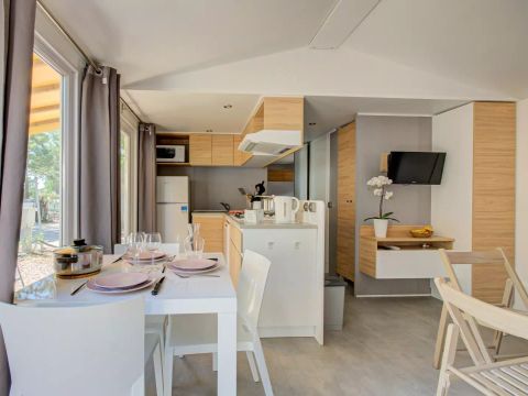 MOBILHOME 6 personnes - Premium Stella Maris XL 4 Pièces 6 Personnes Climatisé + TV 2sdb