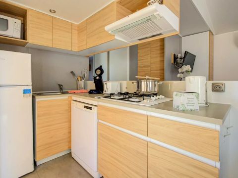 MOBILHOME 6 personnes - Premium Stella Maris XL 4 Pièces 6 Personnes Climatisé + TV 2sdb