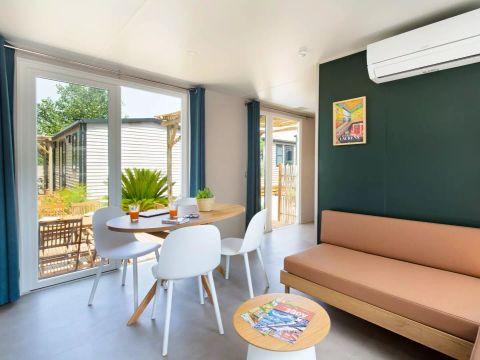 MOBILHOME 4 personnes - Prestige Garden 3 Pièces 4 Personnes Climatisé + TV