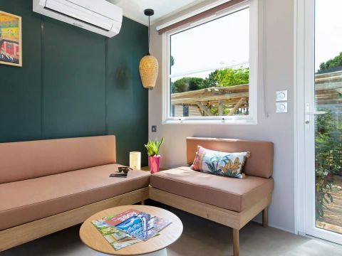 MOBILHOME 4 personnes - Prestige Garden 3 Pièces 4 Personnes Climatisé + TV