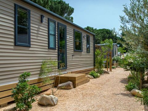 MOBILHOME 4 personnes - Prestige Garden 3 Pièces 4 Personnes Climatisé + TV