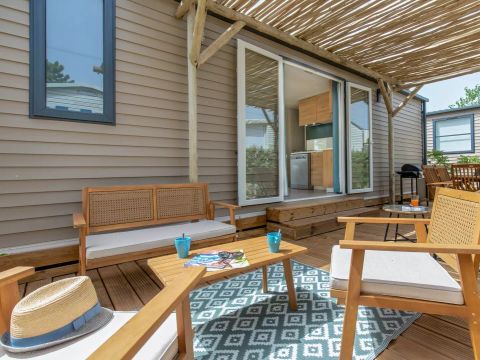 MOBILHOME 6 personnes - Prestige Garden 4 Pièces 6 Personnes Climatisé + TV